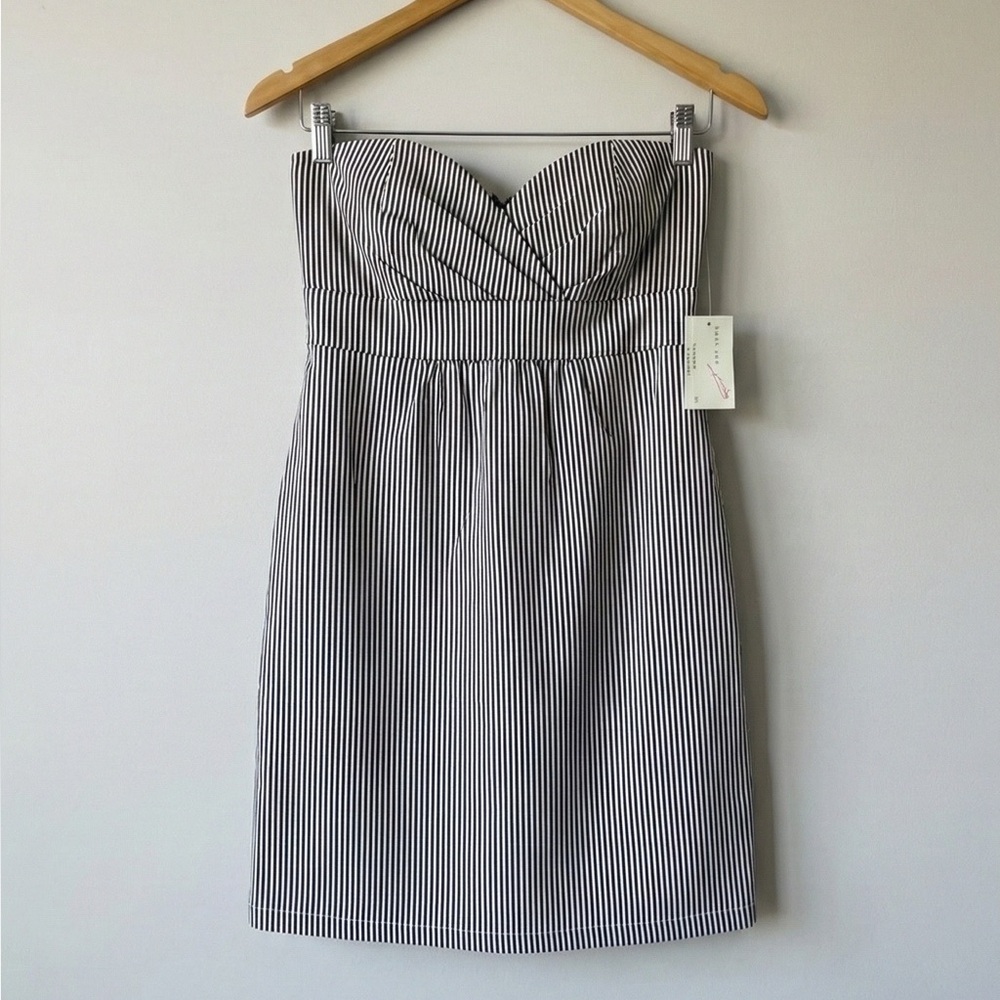 Volcom Black and White Strapless Dress